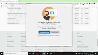 Install Python on Windows10