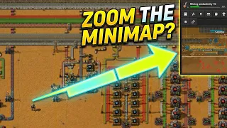 You can zoom the Factorio Minimap