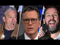 See Stephen Colbert RESPOND To Trump Amid Support From Adam Sandler Jon Stewart More