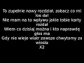 B.R.O - Nowy rozdział (tekst na ekanie)