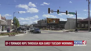 EF-1 tornado rips through Ada early Tuesday morning