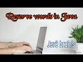Reserve keywords in java Java fundamental tutorial