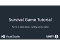 Unity 5 Survival Tutorial 1 1 Setting up the editor