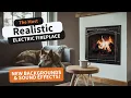 Inception Electric Fireplace The Most Realistic Electric Fireplace New Fire Types Sound Effects