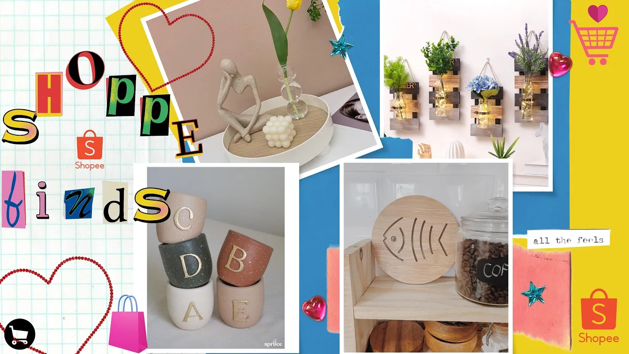 SHOPEE FINDS ESSENTIAL MUST HAVES || HOME DECOR ITEMS