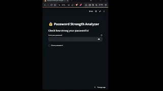 Test password strength project cyber security cyberLKC