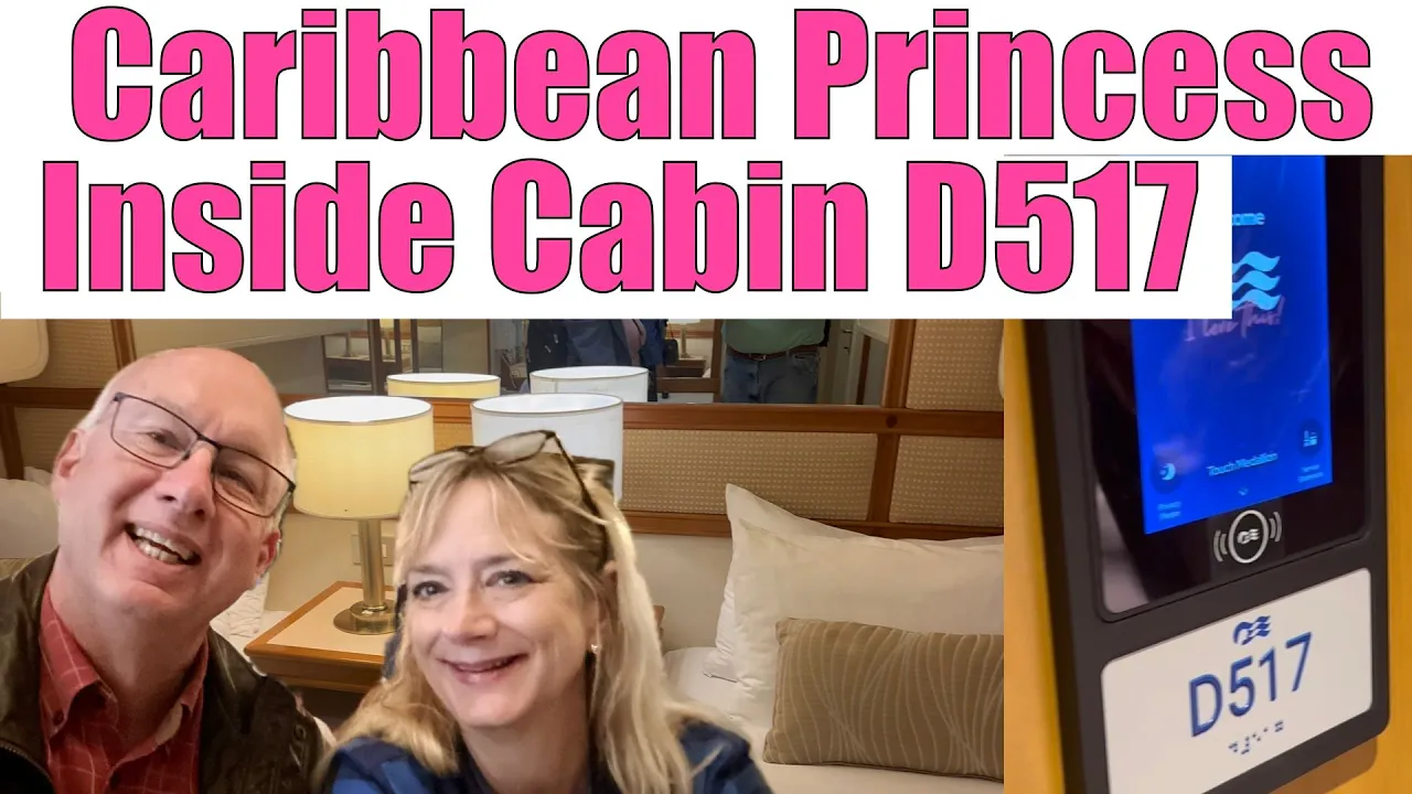 Caribbean Princess D517 Cabin Tour | Is This Inside Cabin Worth It?