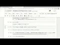 Jupyter notebook demo of Multiple Regression based machine learning model