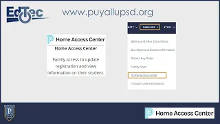 Setting up Home Access Center Account