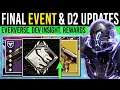 Destiny 2 D2 DEV UPDATES NEW IRON BANNER Huge LOOT Pool Eververse Vendors 30th June