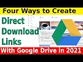Download Lagu Easily Create Direct Download Links for Google Drive Files, Folders, Docs, Sheets and Slides