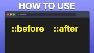 Master CSS before after Pseudo-Elements Creative Styling