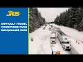 Hazardous conditions at Snoqualmie Pass following heavy snow