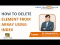 How to Delete Element from Array Using Index Java Program Giri s Tech Hub Pune