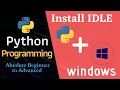 Install IDLE Set Environment Variable Tutorial