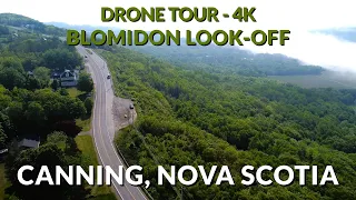 Drone Tour 4K Blomidon Look Off Canning Nova Scotia A Bird S Eye View 