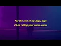 S+C+A+R+R - The Rest Of My Days (Lyrics)