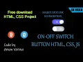 Building a Creative Switch button from Scratch HTML CSS and JavaScript Tutorial