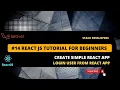 React Tutorial for Beginners with Laravel Create Simple React App Login User from React App