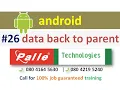 passing data back to parent activity