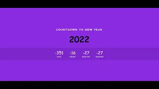 New Year Countdown Countdown to 2023 Using HTML CSS Javascript New Design