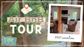 Our Vacation AirBnB Tour 2022 First Time In A AirBnB Franklin NC