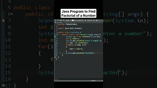 Factorial Program in Java Pahadi Coder