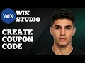 How to Create a Coupon Code in Wix 2026 Step-by-Step