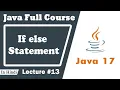 Conditional statement if else in java if else statement in java java if else statement in Hindi