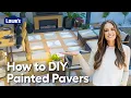 How to DIY Custom Painted Pavers The Weekender Essentials