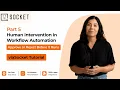 Part 5 Human Intervention in Workflow Automation viaSocket Tutorial No Code