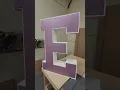 From Marquee to Floral Letter Very easy to execute - just use the insulation foam board and flowers