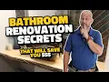 Bathroom Renovation Secrets to Success Without Breaking the Bank