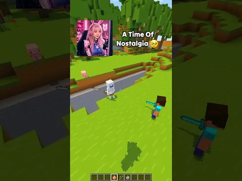 Nostalgia moment in Minecraft... 🤔 #minecraft #shorts
