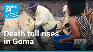 death toll rises after volcanic eruption in goma dr congo eye on africa france 24 english