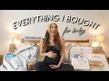 Download Lagu EVERYTHING I BOUGHT FOR BABY | Baby Haul \u0026 Everything On My Baby Registry as a First Time Mom!