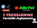 Variable Arguments C For Beginners EduTut Learn Easily in Tamil