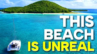 Best beach to visit in the Virgin Islands. Sailing adventure day 3