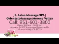 Welcome to the JL Massage Spa Moreno Valley