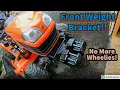Building A Front Weight Bracket - Kubota BX How-To