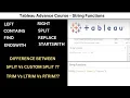 String Functions with Usecase in Tableau - -16 Tableau Advance Course Tableau Tips