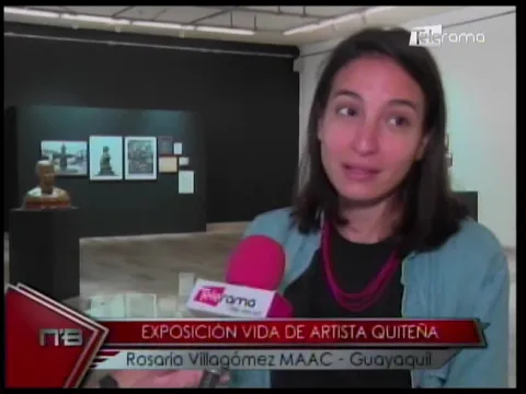 Exposición vida de artista Quiteña Rosario Villagómez MAAC - Guayaquil