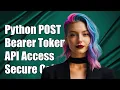 Python post request with Bearer token