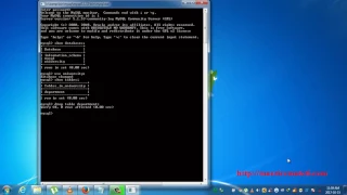 Structured Query Language Tutorial SQL Part 2 How To Create Table Command Prompt Console