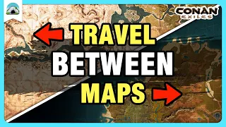 How to FAST TRAVEL to Exiled Lands Siptah - All 6 LOCATIONS Conan Exiles