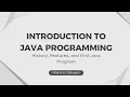 CC102 Introduction to Java Programming Tagalog tutorial