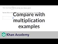 Compare with multiplication examples