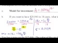 Test C Part 1 to Exponential and Logarithm Applications Real World Problems