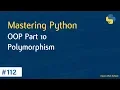 Learn Python in Arabic - OOP Part 10