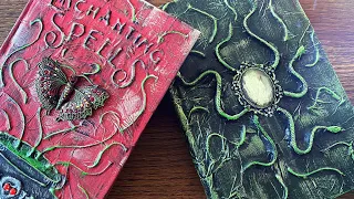 How To Make A Spell Book - Witch Halloween Decor